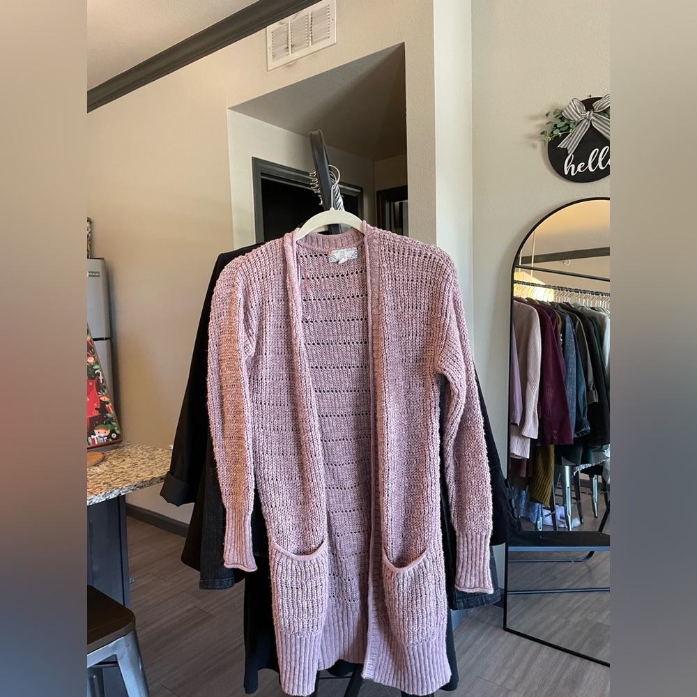 Pink Rose cardigan